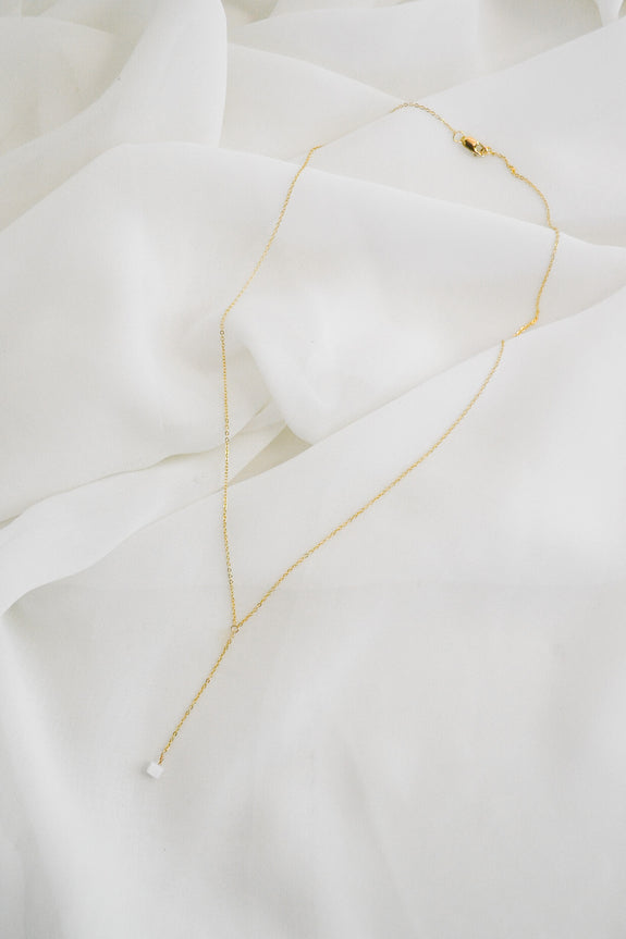 Shell Lariat Necklace
