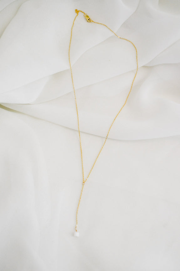 Shell Lariat Necklace