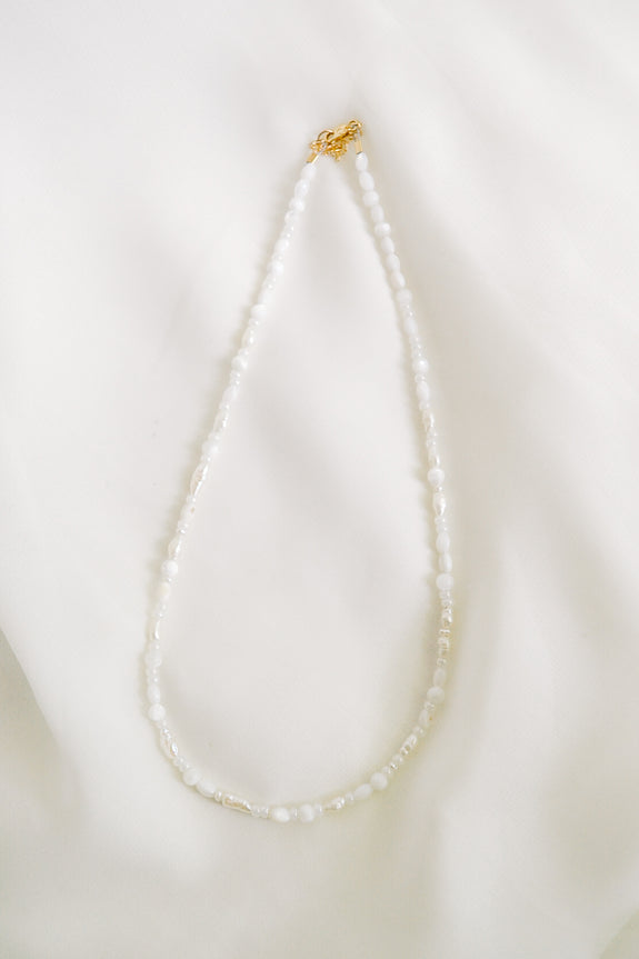 Mixed Pearl Strand Necklace