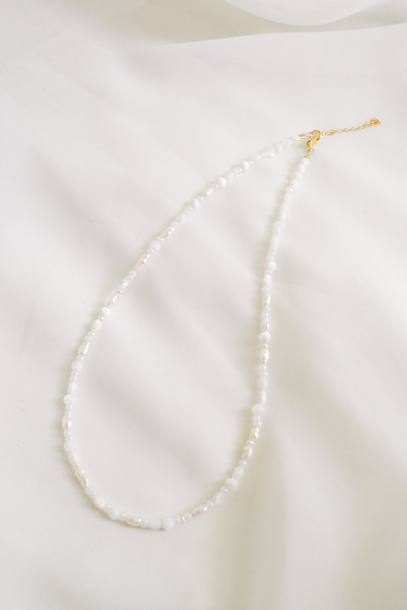 Mixed Pearl Strand Necklace