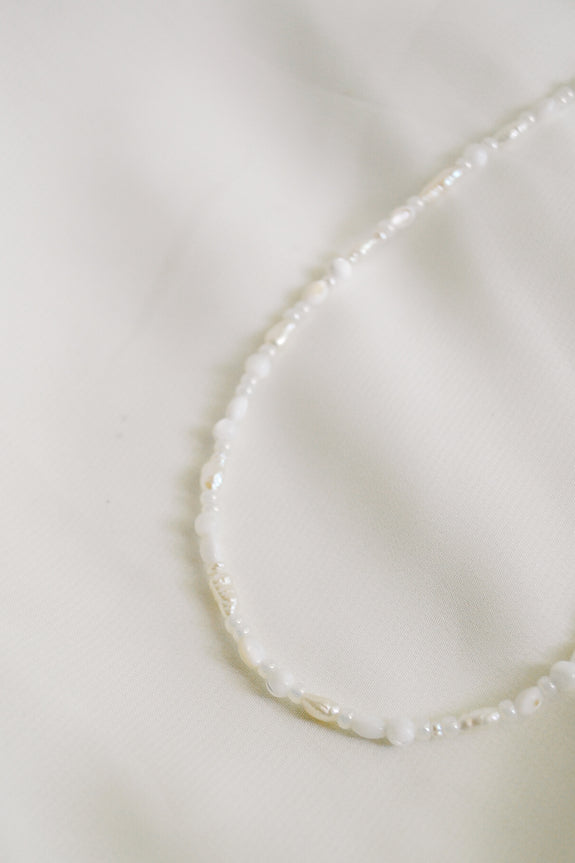 Mixed Pearl Strand Necklace