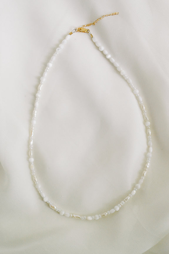 Mixed Pearl Strand Necklace