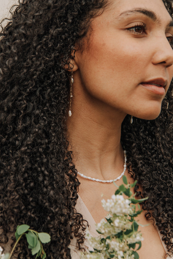 Mixed Pearl Strand Necklace