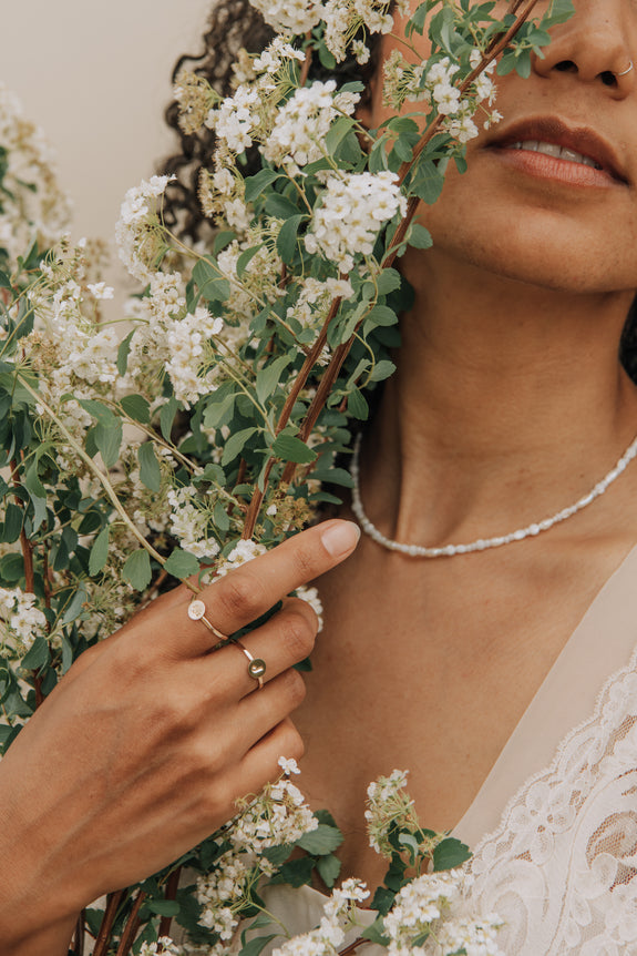 Mixed Pearl Strand Necklace