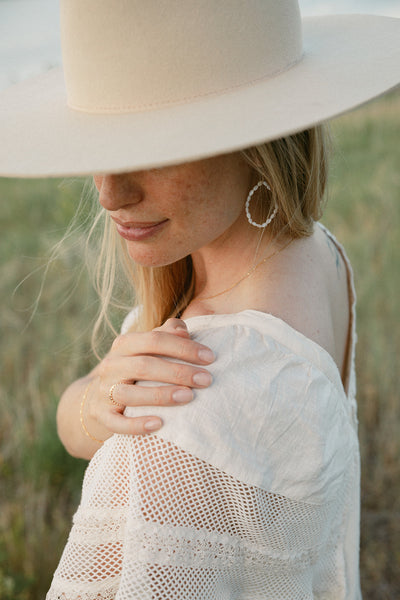 Shell Hoop Earrings