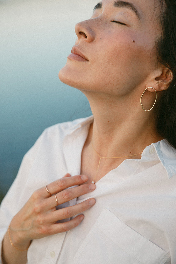 Shell Lariat Necklace