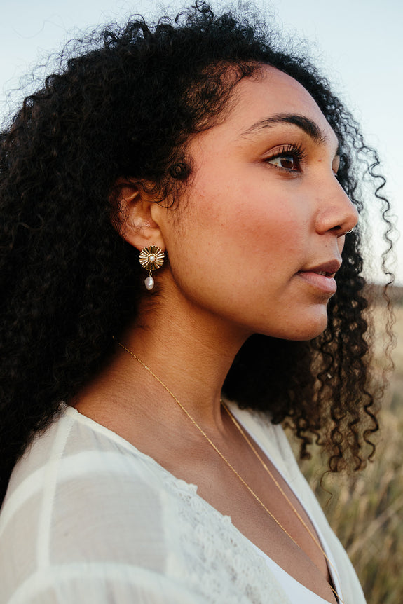 Maisie Freshwater Pearl Earrings