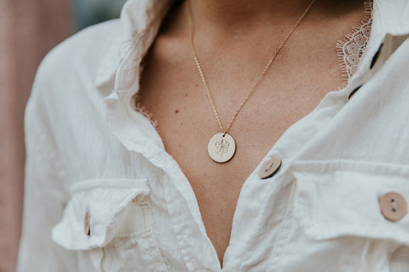 Rose of Sharon Necklace