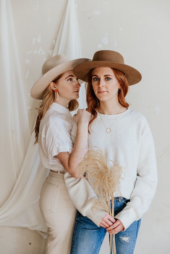 Zoe Oval Hoop Earrings