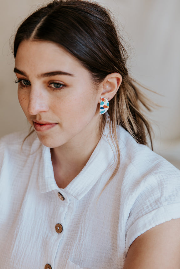 Half Moon Studs