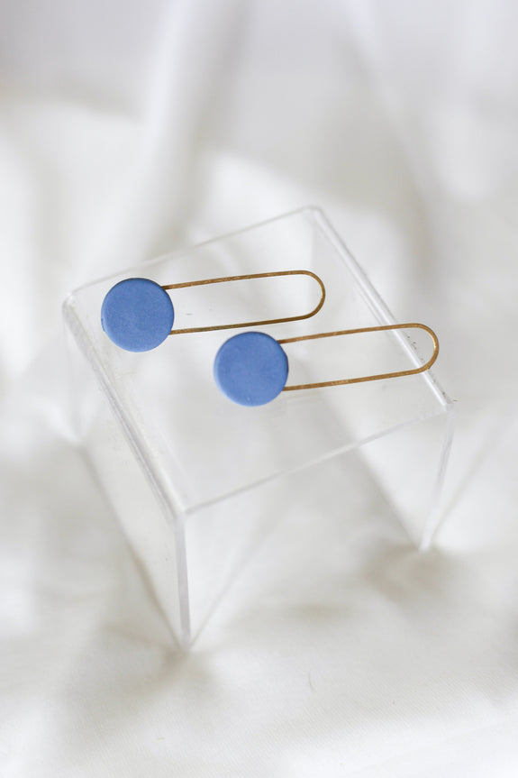 Zoe Oval Hoop Earrings