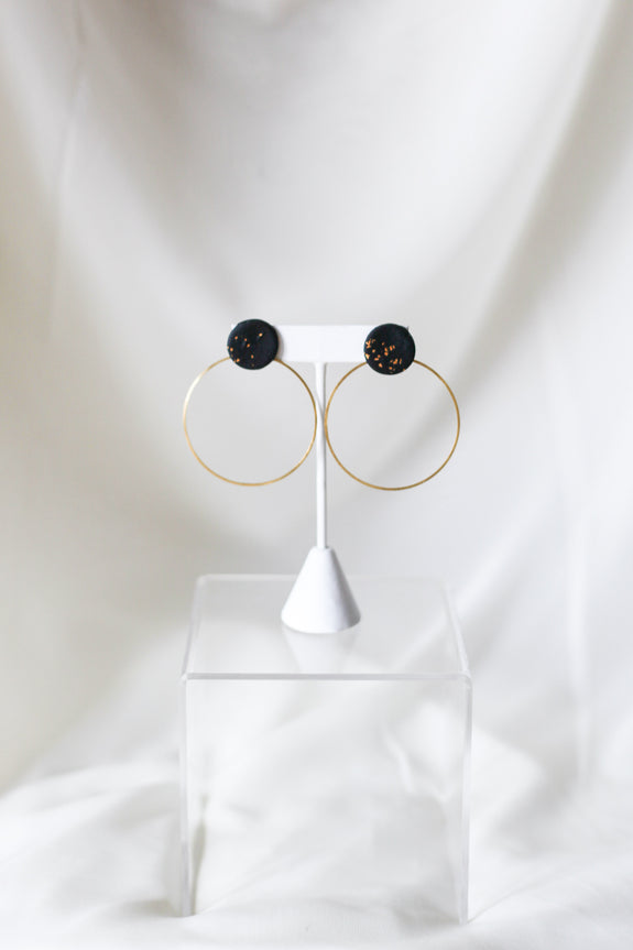 Zoe Circle Hoop Earrings