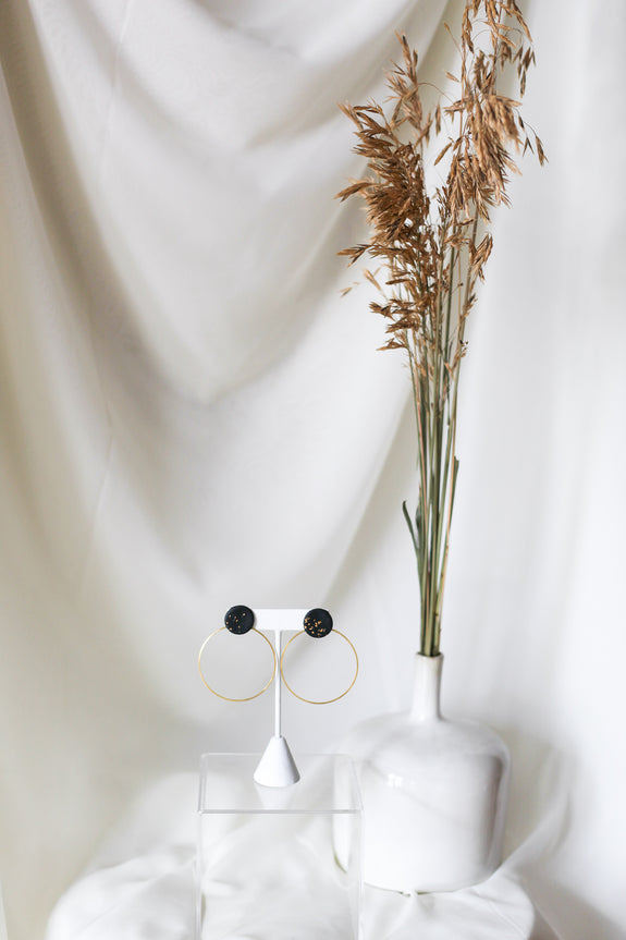 Zoe Circle Hoop Earrings