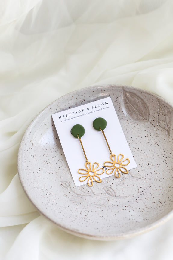 Mini Flora Drop Earrings