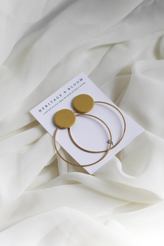 Zoe Circle Hoop Earrings