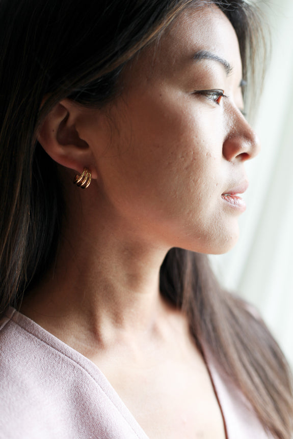 Annie Huggie Hoop Earrings