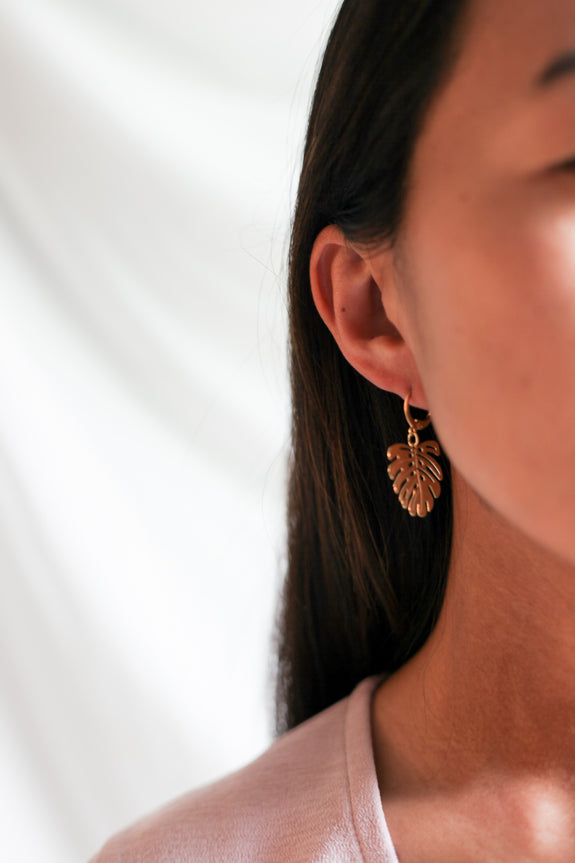 Monstera Leaves Earrings