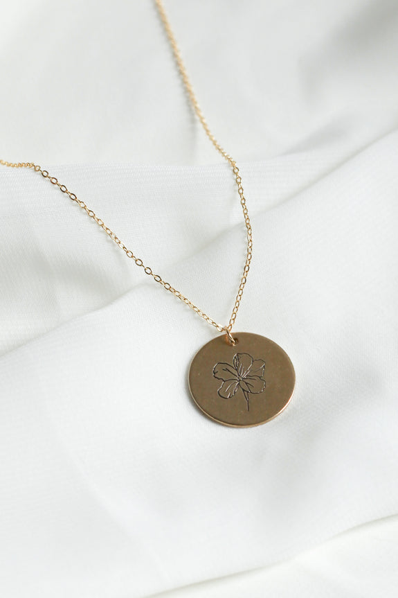 Rose of Sharon Necklace
