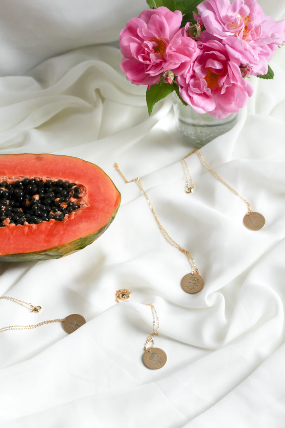 Rose of Sharon Necklace