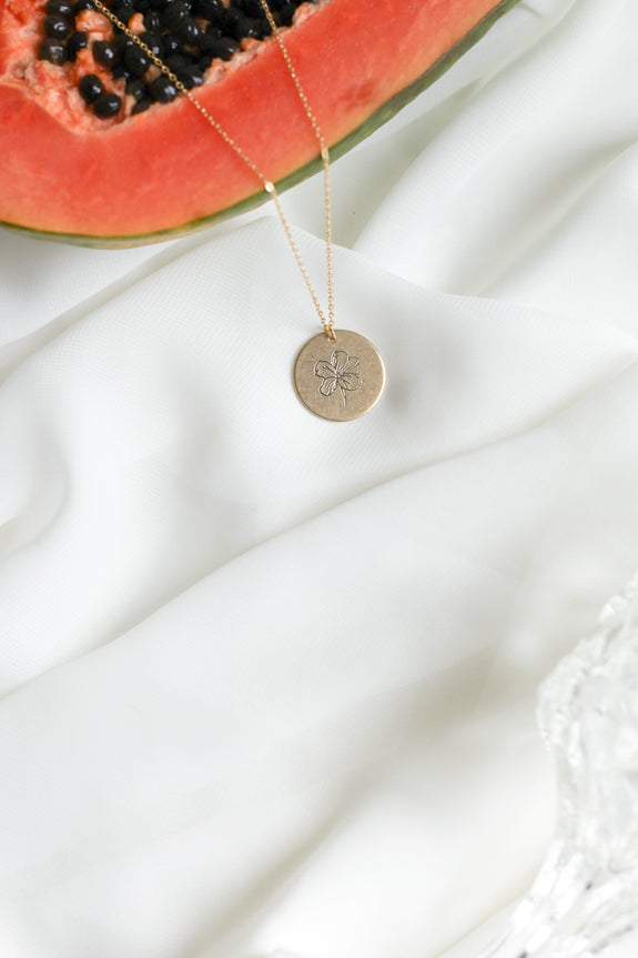 Rose of Sharon Necklace