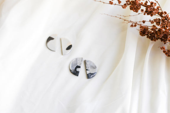 Half Moon Studs