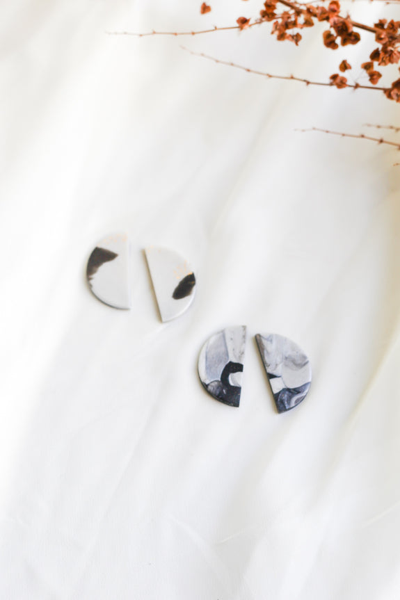 Half Moon Studs