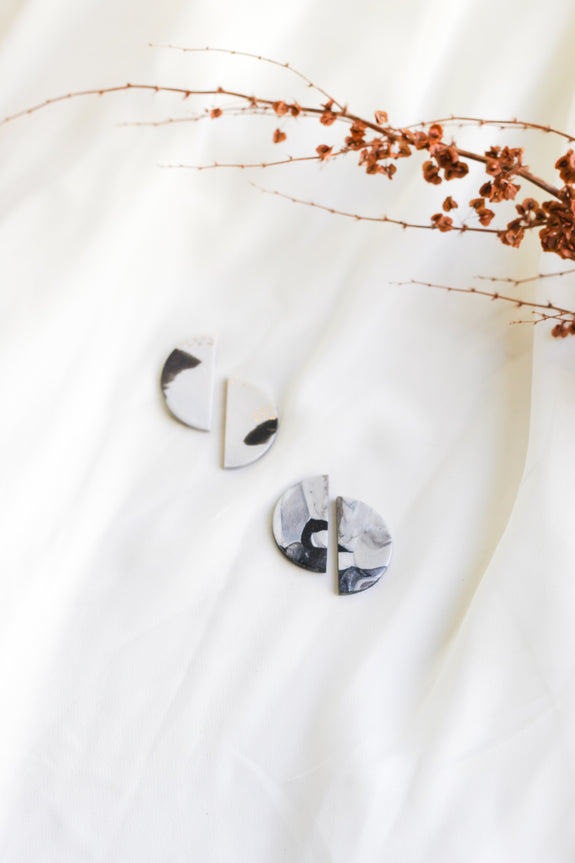 Half Moon Studs
