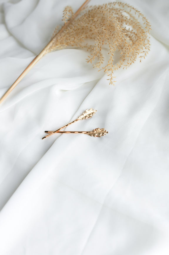 Mira: Oak Leaf Bobby Pins