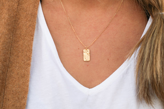 Pressed Flowers Necklace