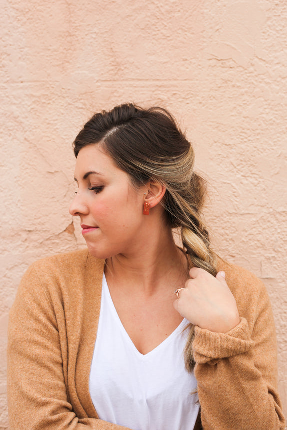 Bar Clay Studs - Choose Your Style!