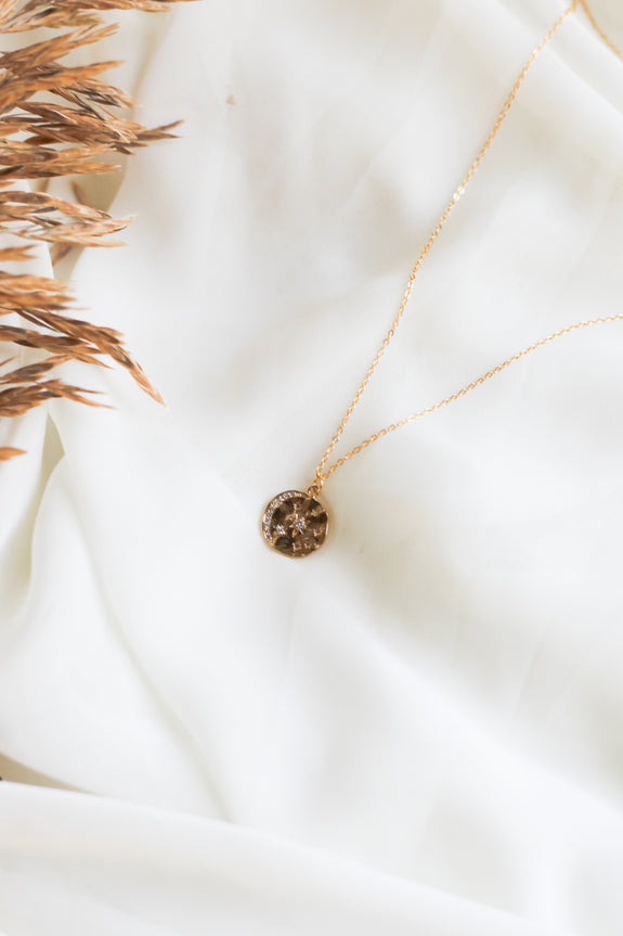Opal Star and Moon Pendant Necklace