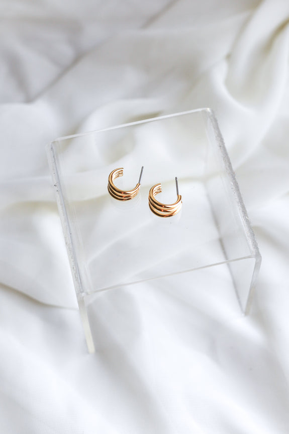 Annie Huggie Hoop Earrings