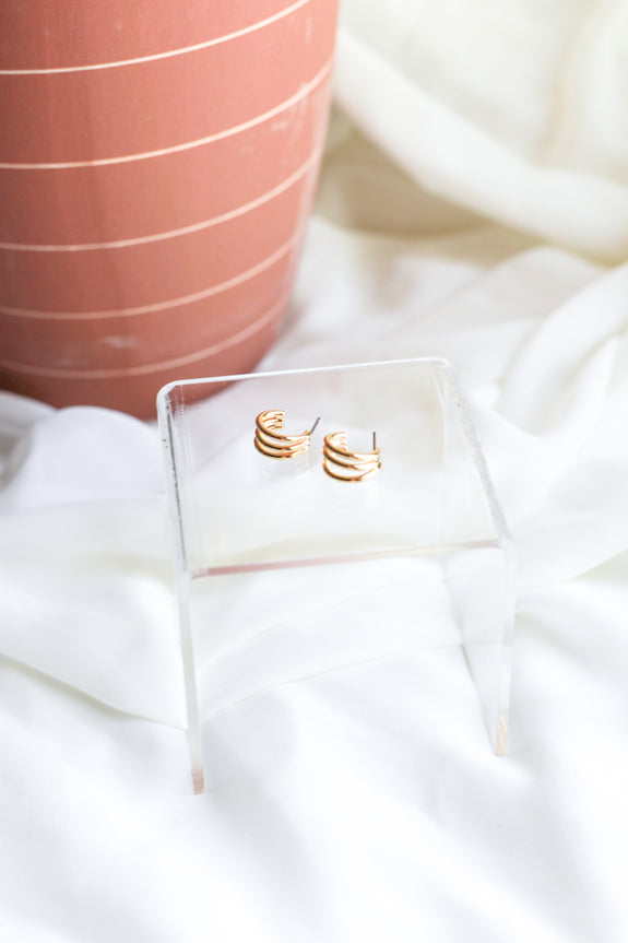 Annie Huggie Hoop Earrings