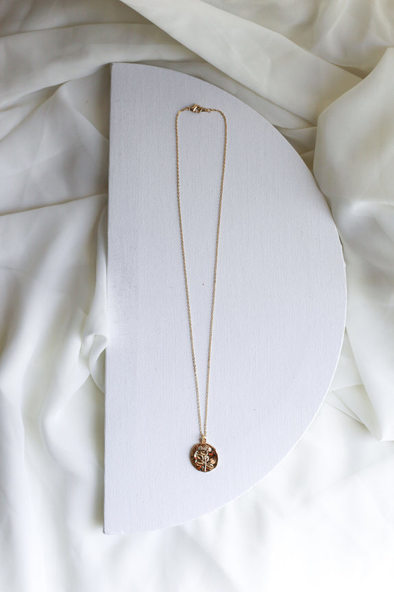 Rose Wax Seal Necklace