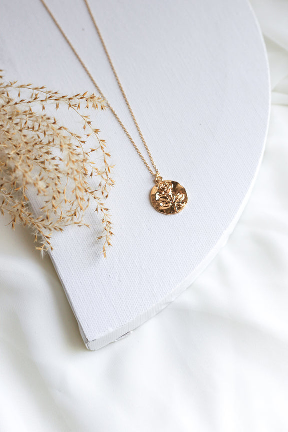 Rose Wax Seal Necklace