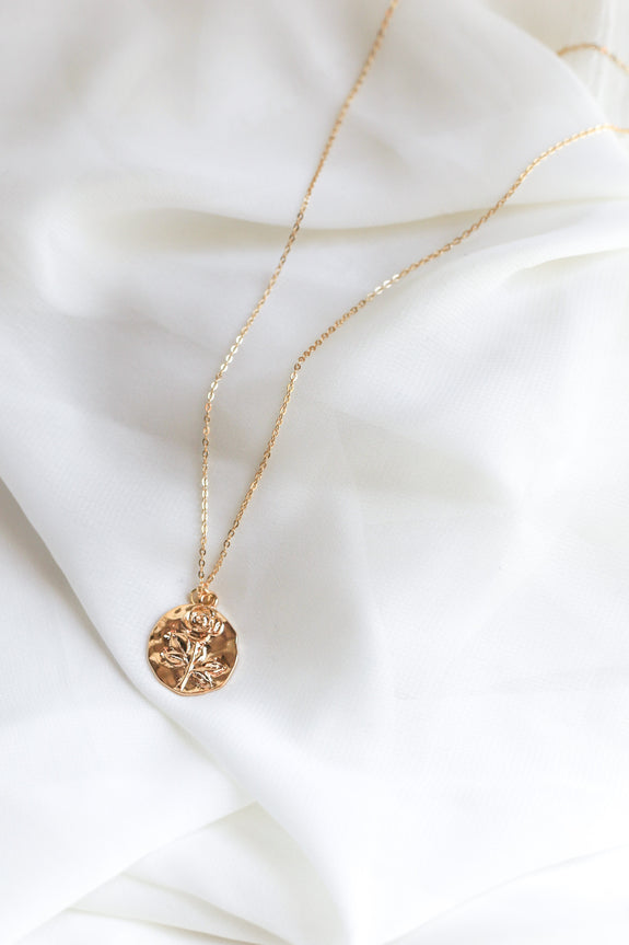 Rose Wax Seal Necklace