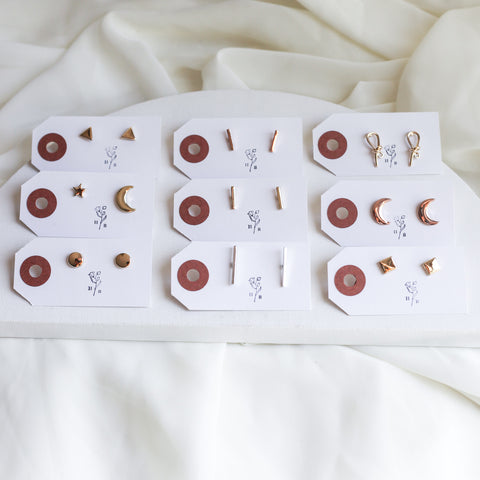 Minimal Metal Studs