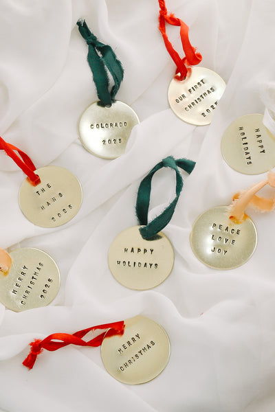 Custom Brass Ornament