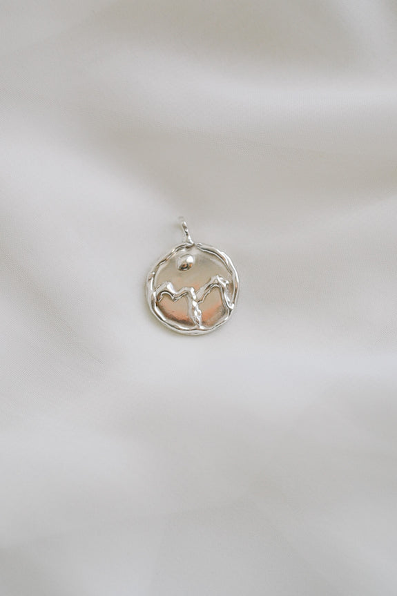Sterling Silver Mountain Pendant