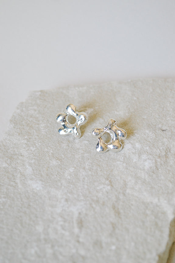 Molten Flower Studs