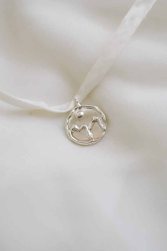 Sterling Silver Mountain Pendant