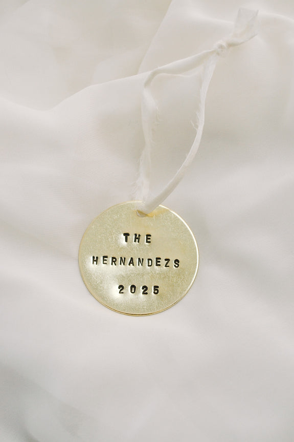 Custom Brass Ornament