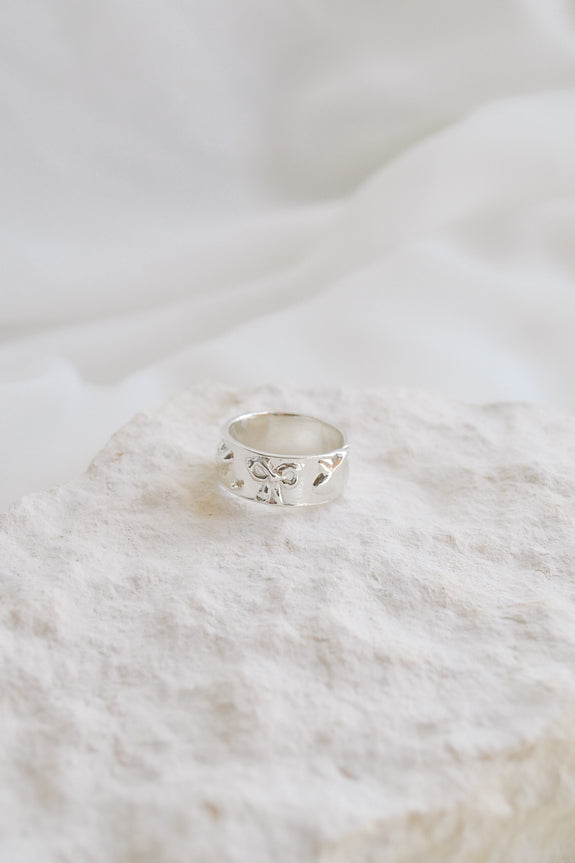 Sterling Silver Doodle Ring - Size 6