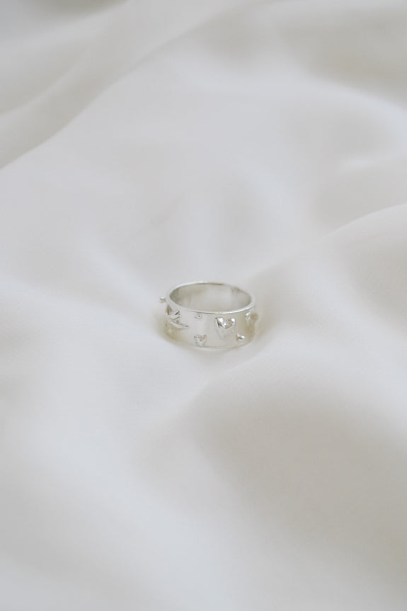 Sterling Silver Doodle Ring - Size 6