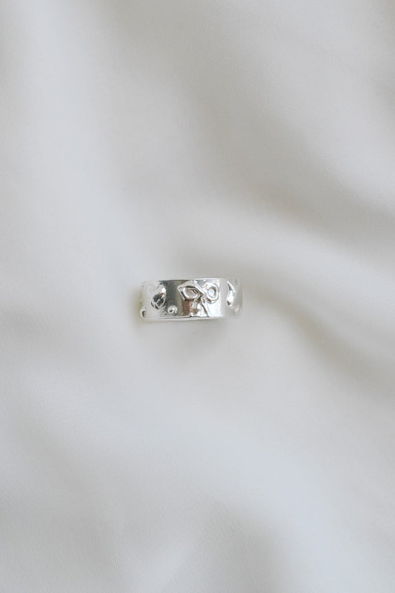 Sterling Silver Doodle Ring - Size 6