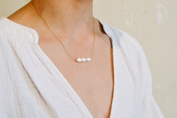 Pearl Trio Necklace