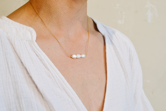 Pearl Trio Necklace