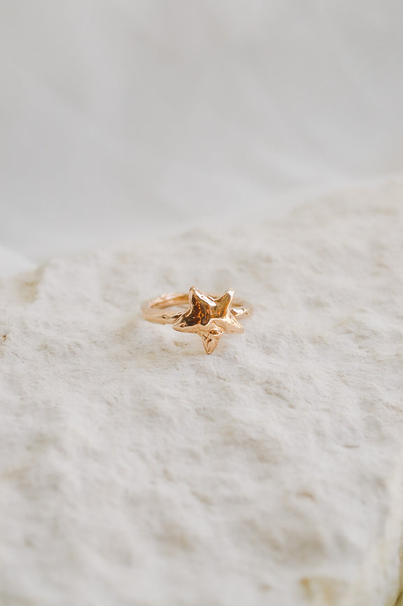 Bronze Star Ring - Size 8