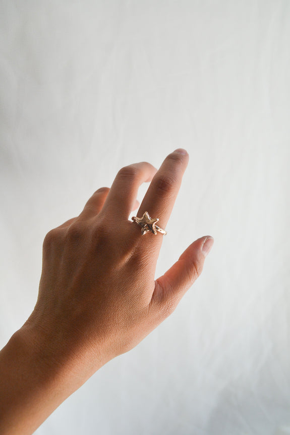 Bronze Star Ring - Size 8
