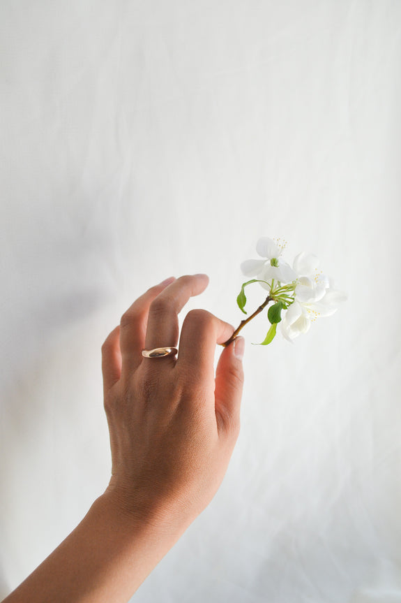 Bronze Wavy Ring - Size 5.5